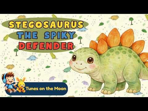Stegosaurus ๐ฆ The Spiky Defender | Dinosaur Facts for Kids | @TunesOnTheMoon